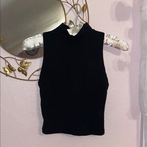 Black Sleeveless Women's Top